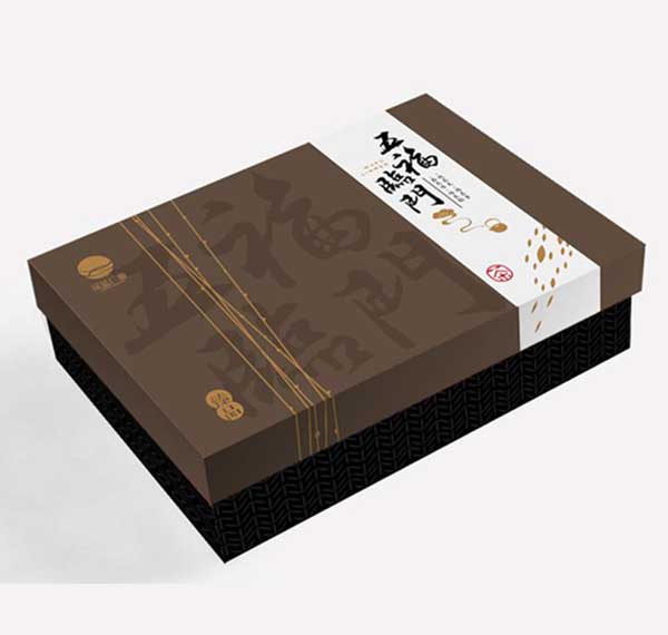 五福临门茶礼盒-包装设计