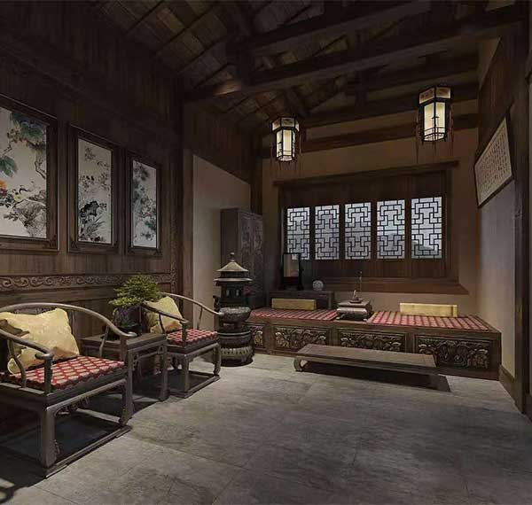 中式别墅空间设计
